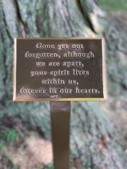 Tree Plaque - Cast Bronze