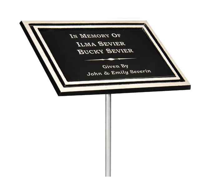 Tree Plaque - Aluminum Frame 6"x8"