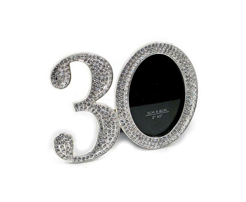 “30” Crystal Photo Frame