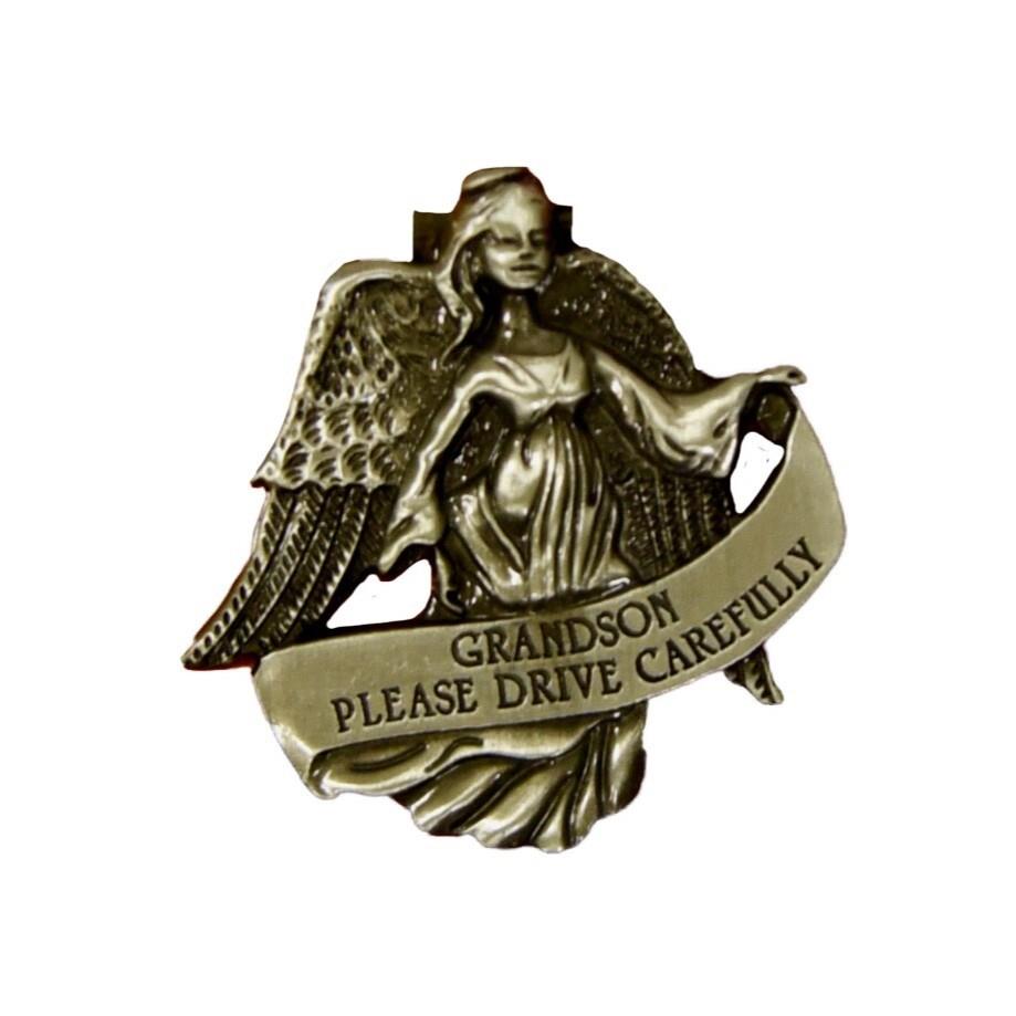 Guardian Angel Auto Visor Clip – “Grandson, Please Drive Carefully”