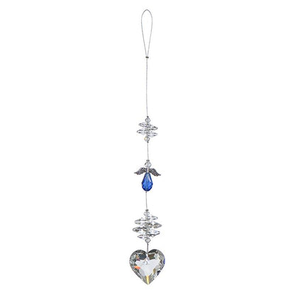 Dark Blue Crystal Guardian Angel Suncatcher – Rainbow Maker