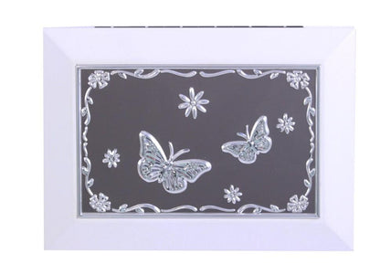 White Butterfly Jewellery Box