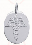 Oval Medical Alert Pendant