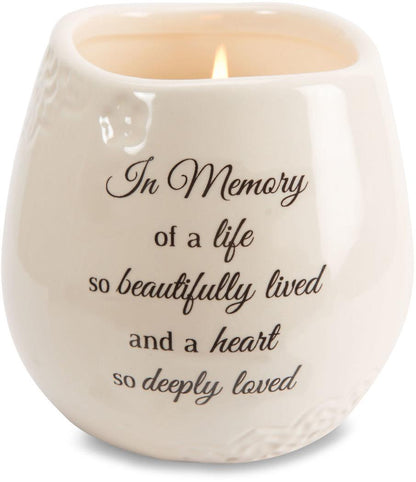 “In Memory Of A Life So Beautifully Lived” Candle Holder