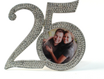 "25" Rhinestone Picture Frame