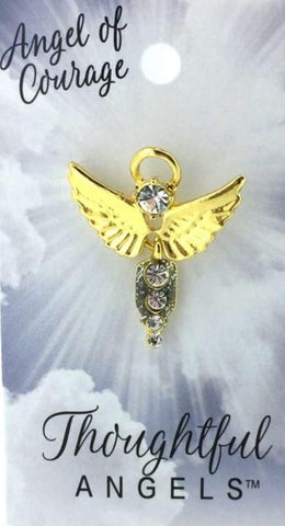 Courage Angel Pin