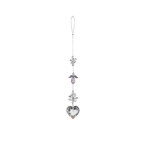 Lilac Crystal Guardian Angel Suncatcher – Rainbow Maker