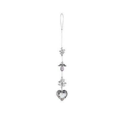 Lilac Crystal Guardian Angel Suncatcher – Rainbow Maker