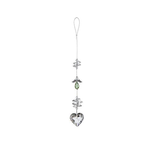 Green Crystal Guardian Angel Suncatcher – Rainbow Maker