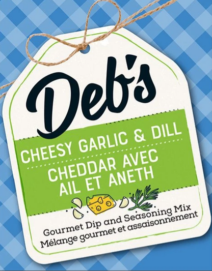 Deb’s Dips Cheesy Garlic & Dill Gourmet Dip Mix