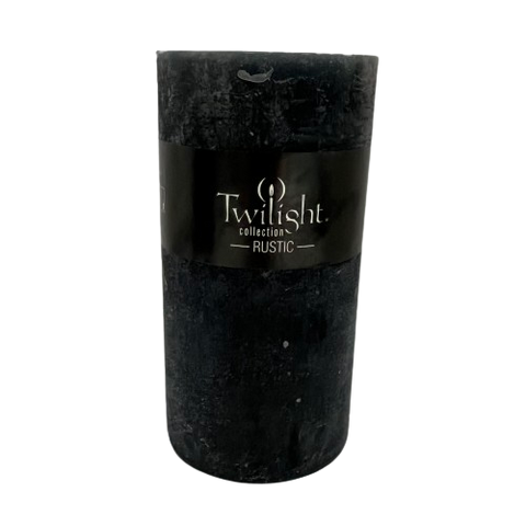 Black Pillar Candle 3x6