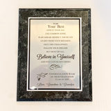 Inspirational "To Be Your Best" Plaque