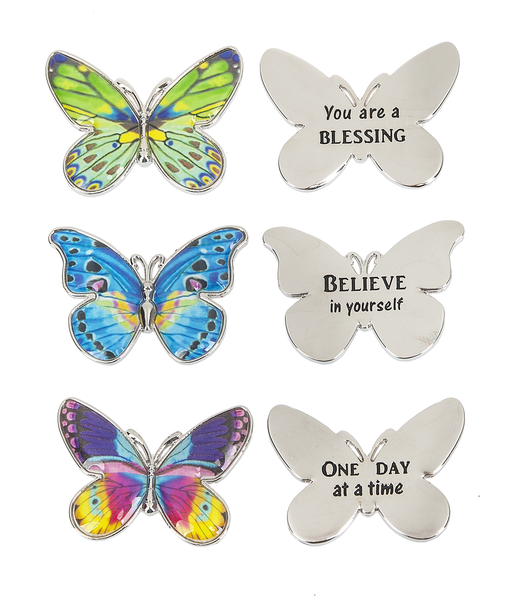 Enjoy the Journey Butterfly Pocket Charm
