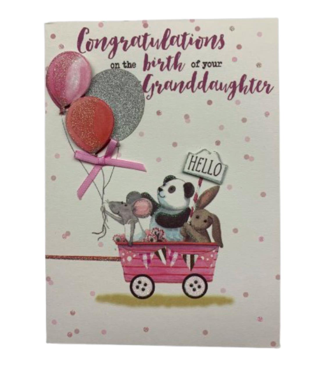 Birth of Granddaughter Card