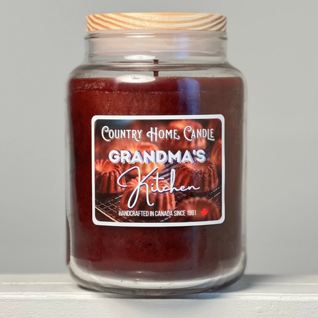 Grandma's Kitchen Scented Candle – Canadian Made – 26 oz
