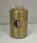 Gold Pillar Candle 2.25 x 4