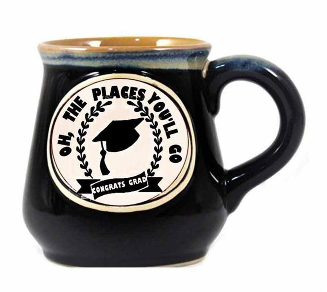 Black Graduation Mug – “Oh, the Places You’ll Go”