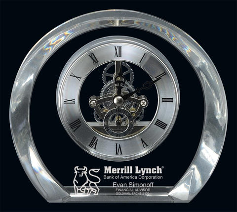 Crystal Skeleton Clock