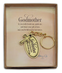 Godmother Key Chain - Cross