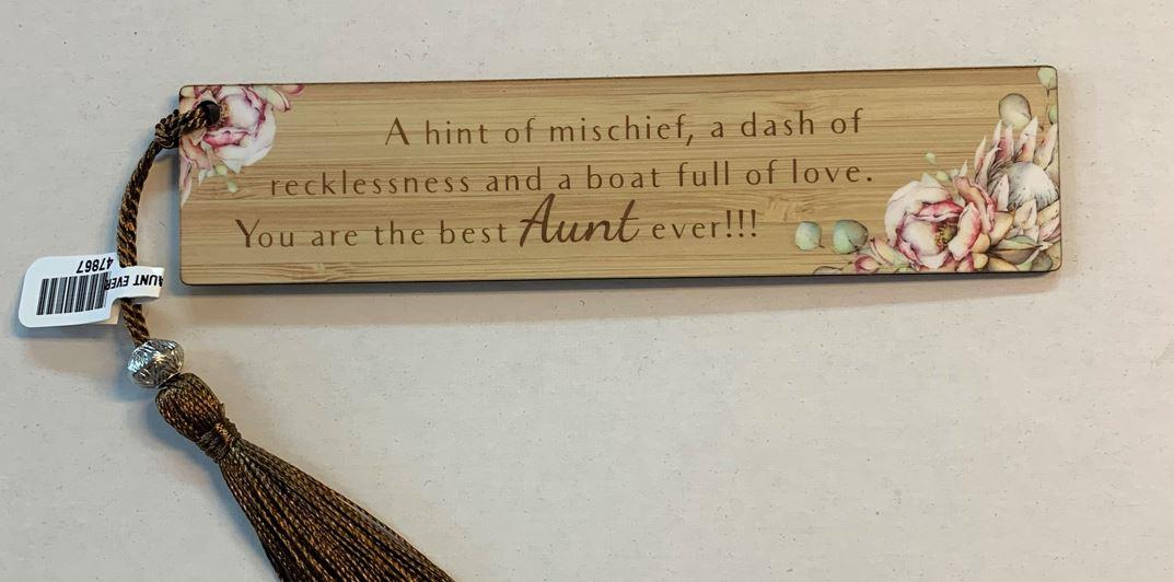 Best Aunt Bookmark