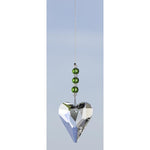 Suncatcher - Green Healing Heart