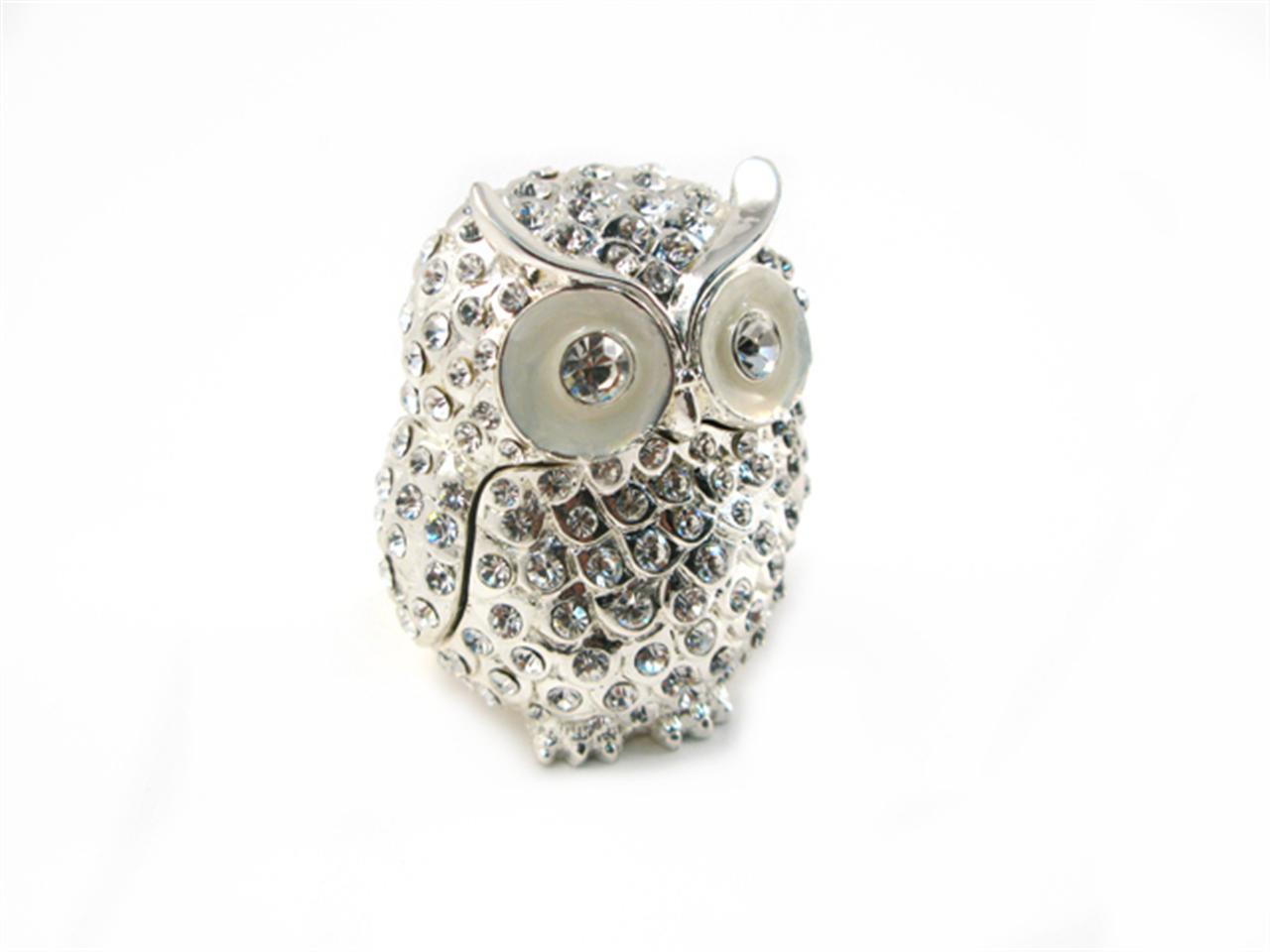 Crystal Owl Jewellery Box