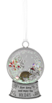 Enjoy the Holidays Snowglobe Orn