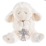 Plush Lamb With Cross