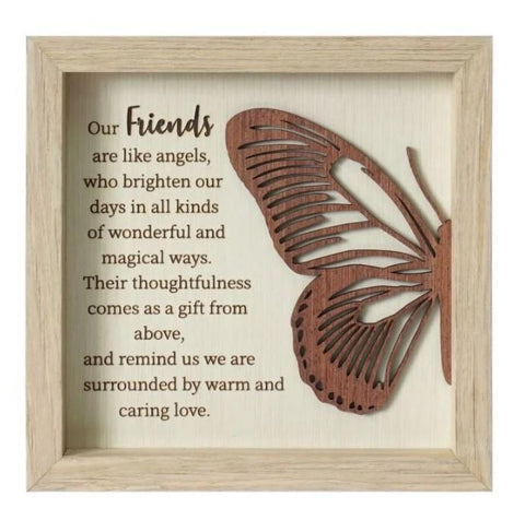 Butterfly Friends Plaque