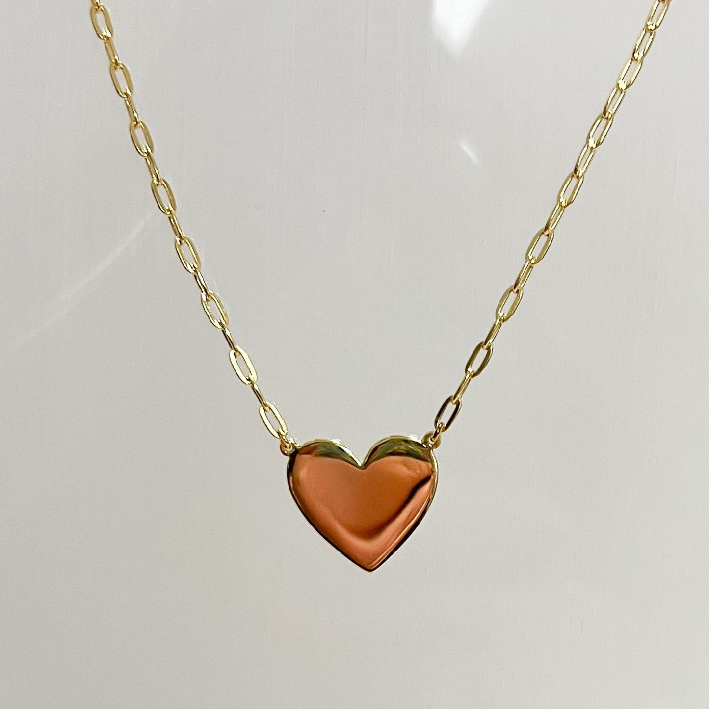 Gold Plated Heart Necklace