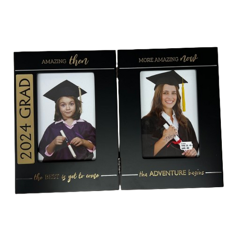 Then & Now Graduation Frame