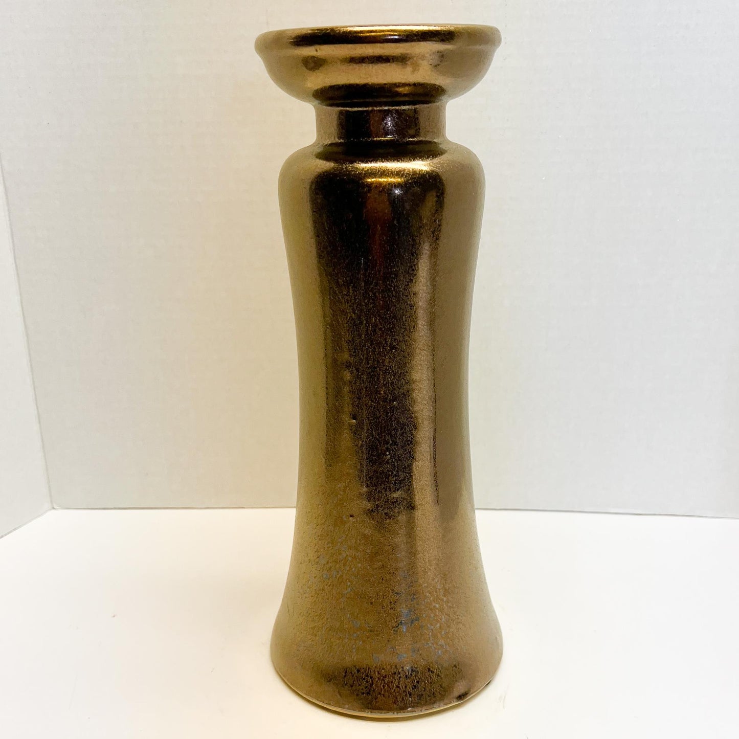 Copper Finish Candle Holder