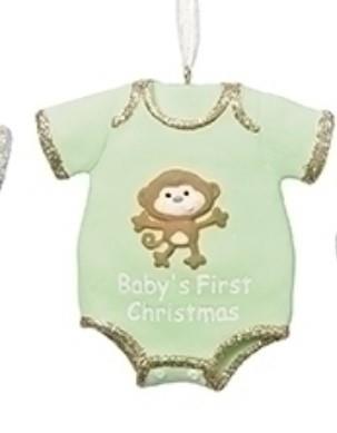 Baby's 1st Christmas Onesie Ornament