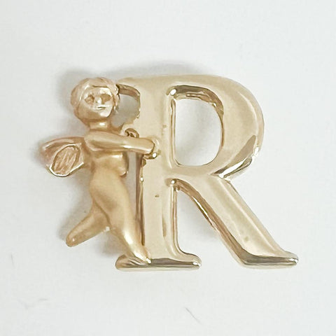 Angel R Brooch