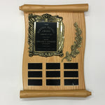 Solid Walnut 11x15 Annual Plaque