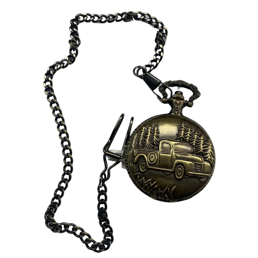Pickup Truck Pocket Watch