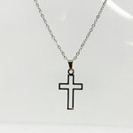 Open Cross Necklace