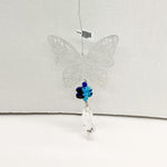 Butterfly Suncatcher with Blue Crystals