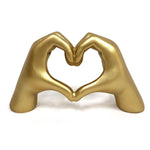 Gold Hands Heart Fig