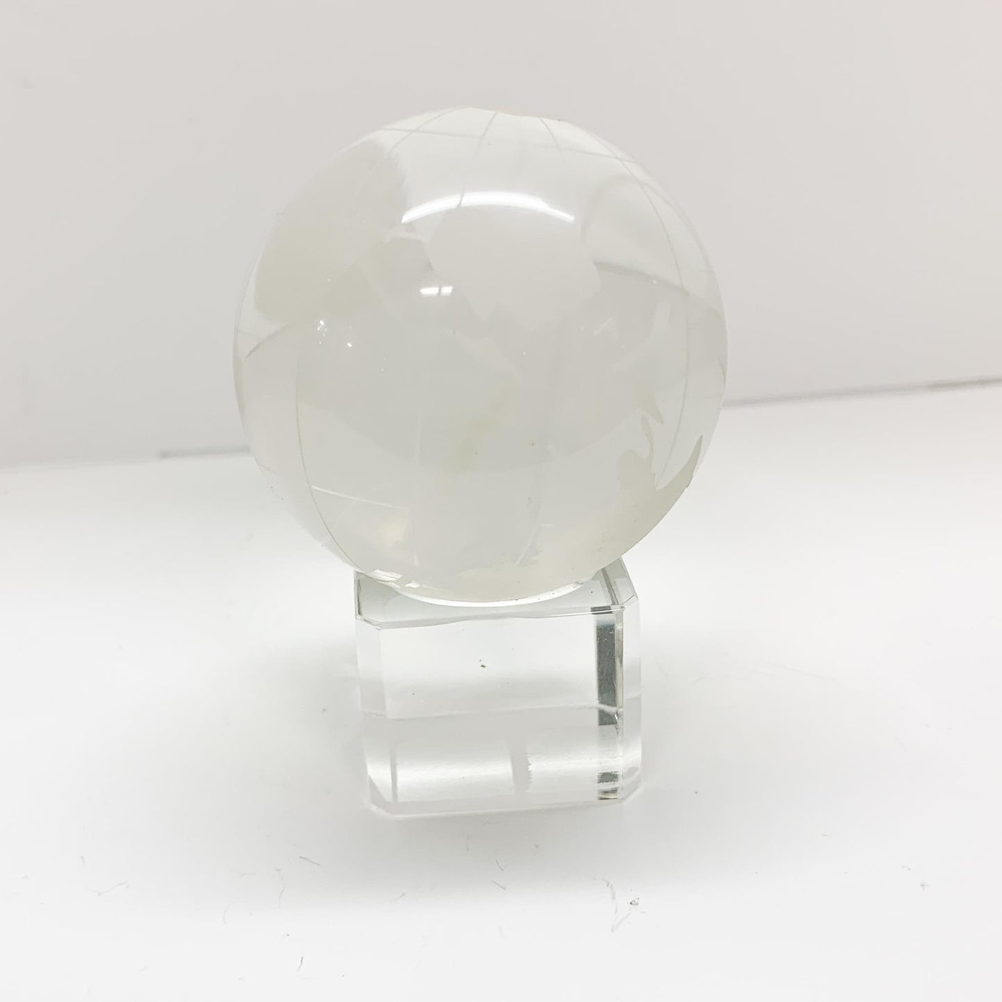 Crystal Globe on Crystal Base