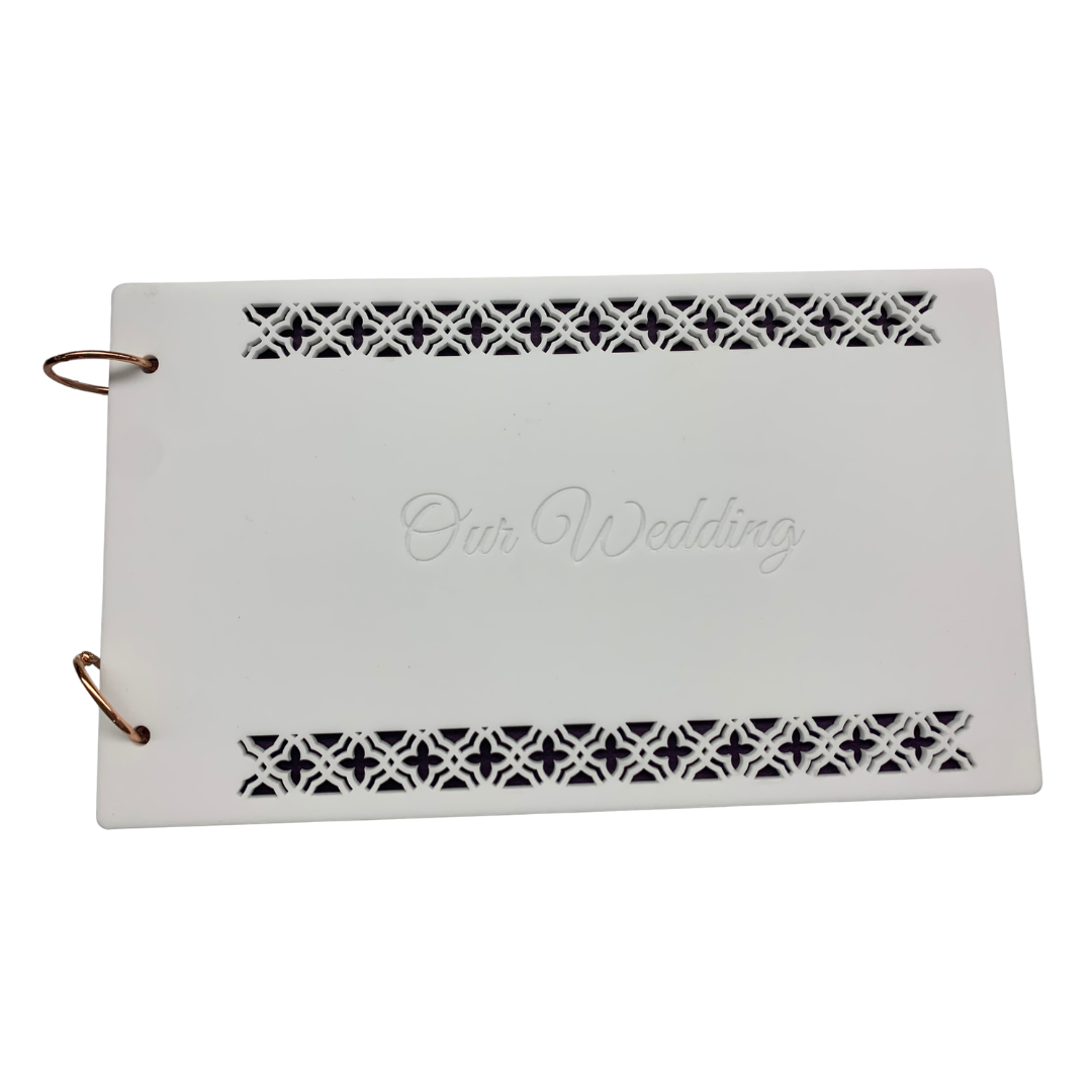 Custom Made Acrylic or Wood Guest Book