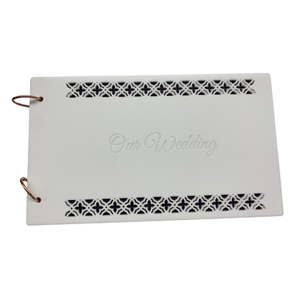 Custom Made Acrylic or Wood Guest Book