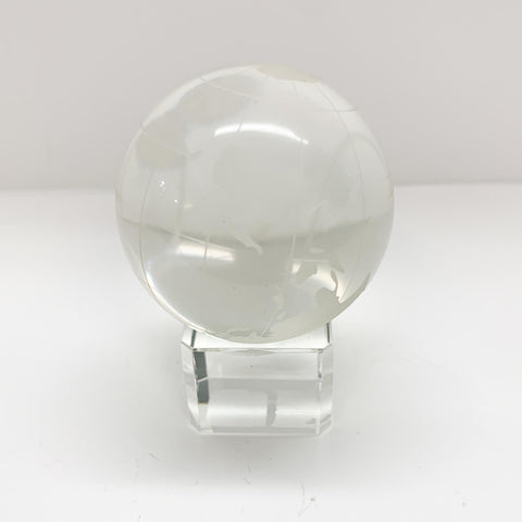 Crystal Globe on Crystal Base