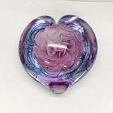 Heart Paper Weight w Rose