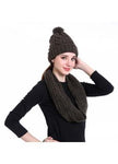 Hat And Scarf Set - Grey