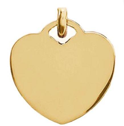 Gold Vermeil Heart Pendant - Includes Engraving