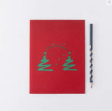 Pop Up Double X-Mas Tree Card