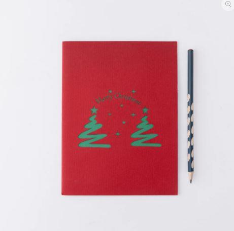 Pop Up Double X-Mas Tree Card