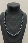 Smoke Grey Bead Necklace