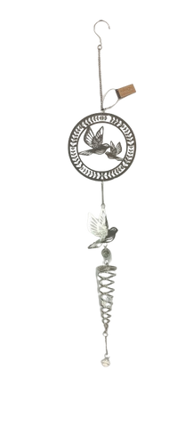 Bird with Crystal Spinner